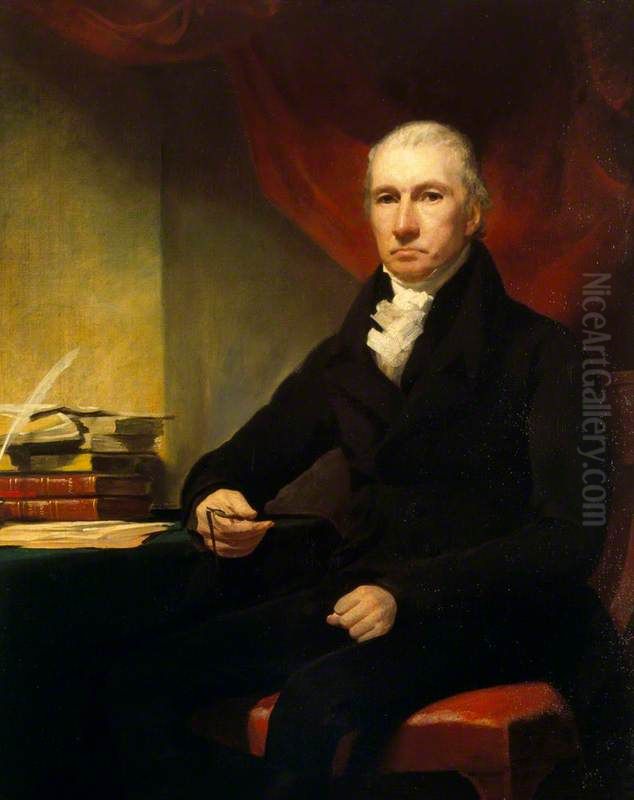 James Thomson of Nether Bogie (1749 - 1831) Oil Painting by Henry Raeburn