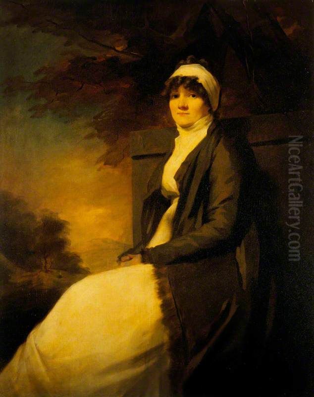 Zepherina Loughnan, Mrs Henry Veitch of Eliock Oil Painting by Henry Raeburn