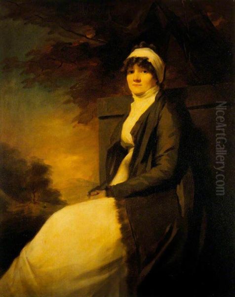 Zepherina Loughnan, Mrs Henry Veitch of Eliock Oil Painting by Henry Raeburn