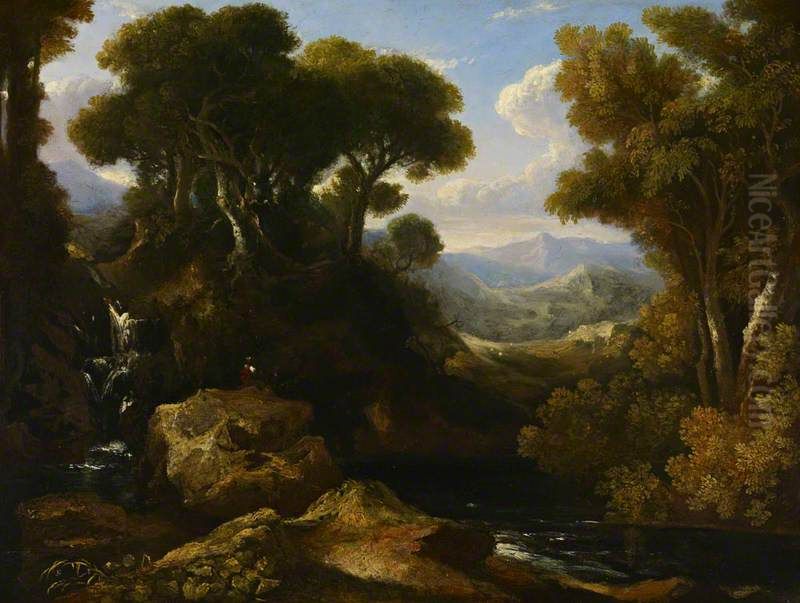 Landscape Composition Oil Painting by John Thomson