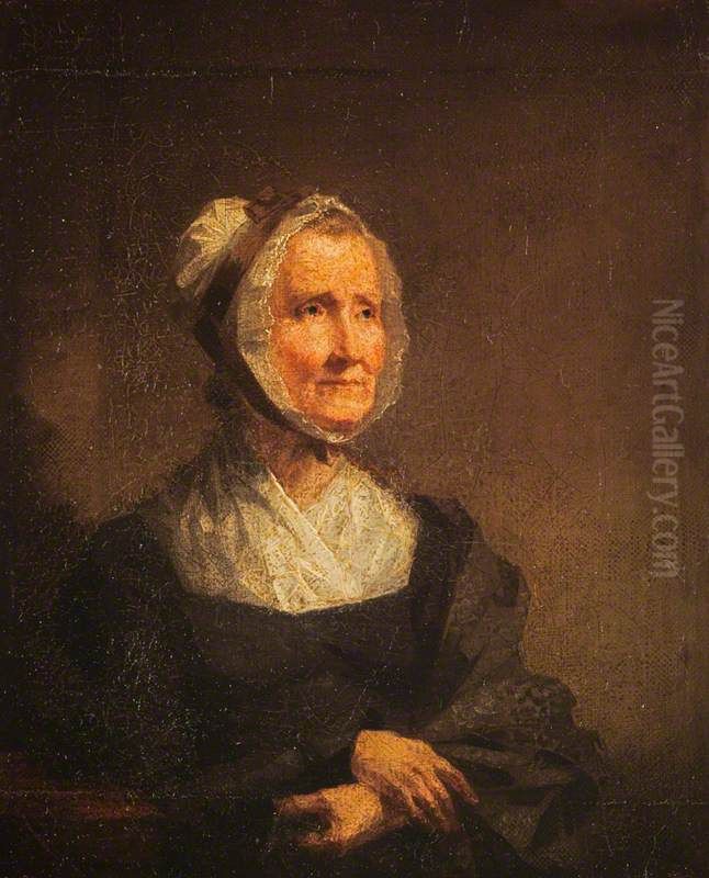 The Artist's Mother (Isabella Newton, Mrs John Yellowlees, 1753 - 1825) Oil Painting by William Yellowlees