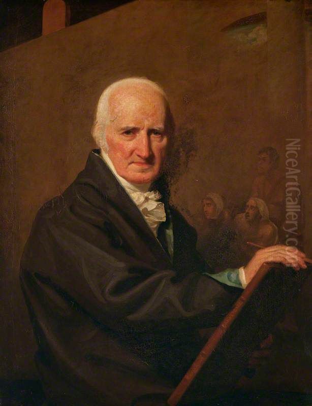 Sir Benjamin West (1738 - 1820) Oil Painting by George Watson