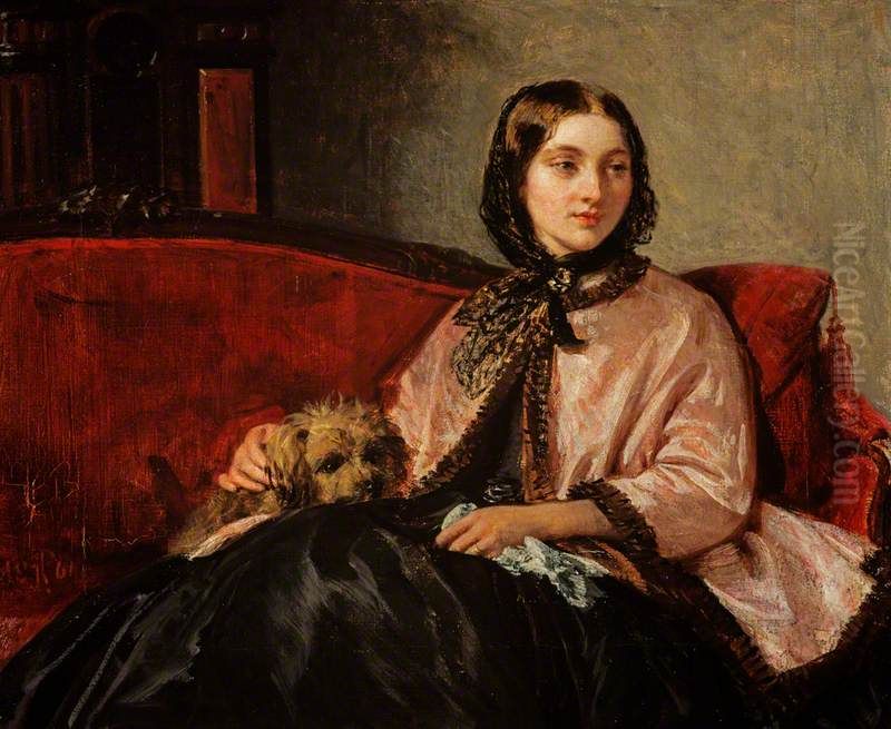 Ellen Brown, Mrs William Borthwick Johnstone Oil Painting by John Phillip