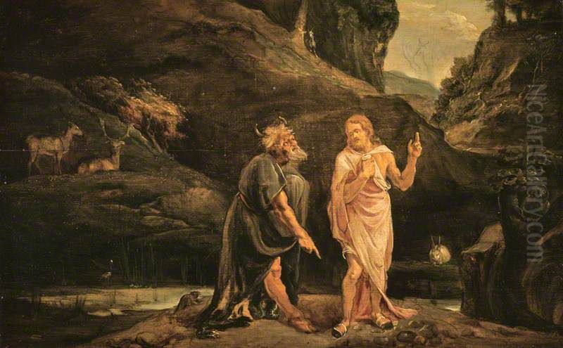 The Temptation of Our Lord Oil Painting by John Runciman