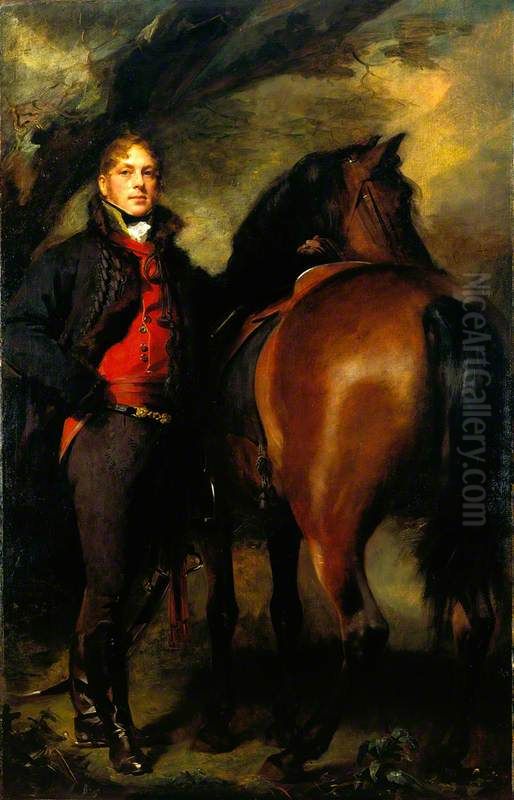 Major William Clunes, died 1830 Oil Painting by Henry Raeburn
