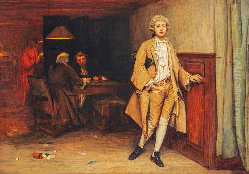 The Gambler's Victim Oil Painting by John Pettie