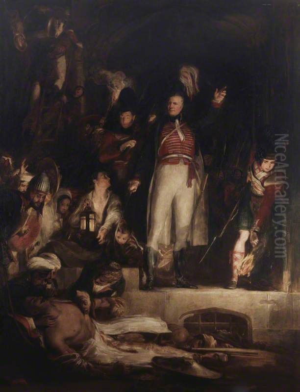 General Sir David Baird Discovering the Body of Sultan Tippoo Sahib after having Captured Seringapatam, on the 4th May, 1799 Oil Painting by David Wilkie