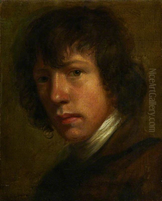 John Opie, 1761 - 1807. Artist (Self-portrait) Oil Painting by John Opie