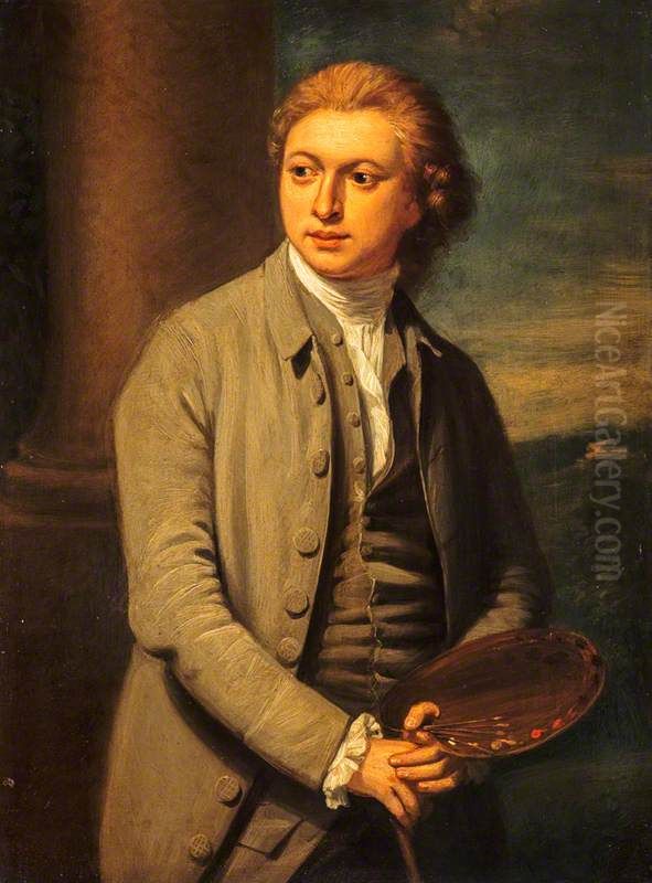 George Steuart, about 1735 - 1806. Artist and architect Oil Painting by William Beechey
