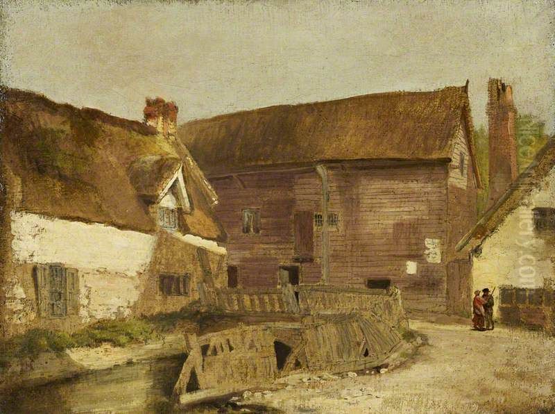 Lakenham Mills Oil Painting by Henry Ninham