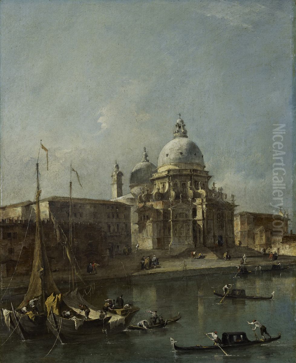 Santa Maria della Salute, Venezia Oil Painting by Francesco Guardi