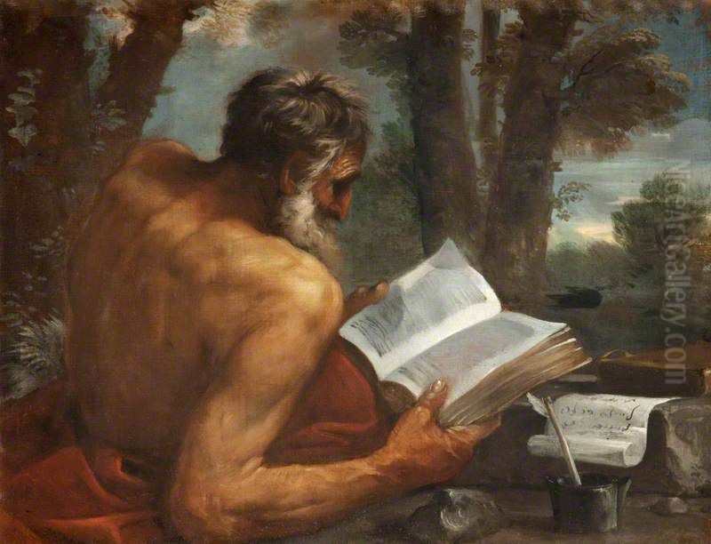Saint Jerome Oil Painting by Pier Francesco Mola