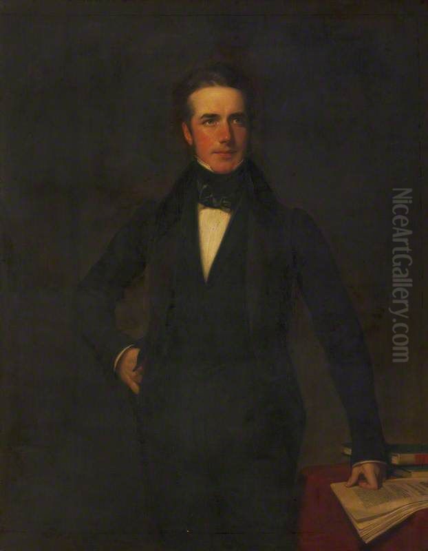 Thomas Drummond, 1797 - 1840. Irish administrator Oil Painting by Henry William Pickersgill