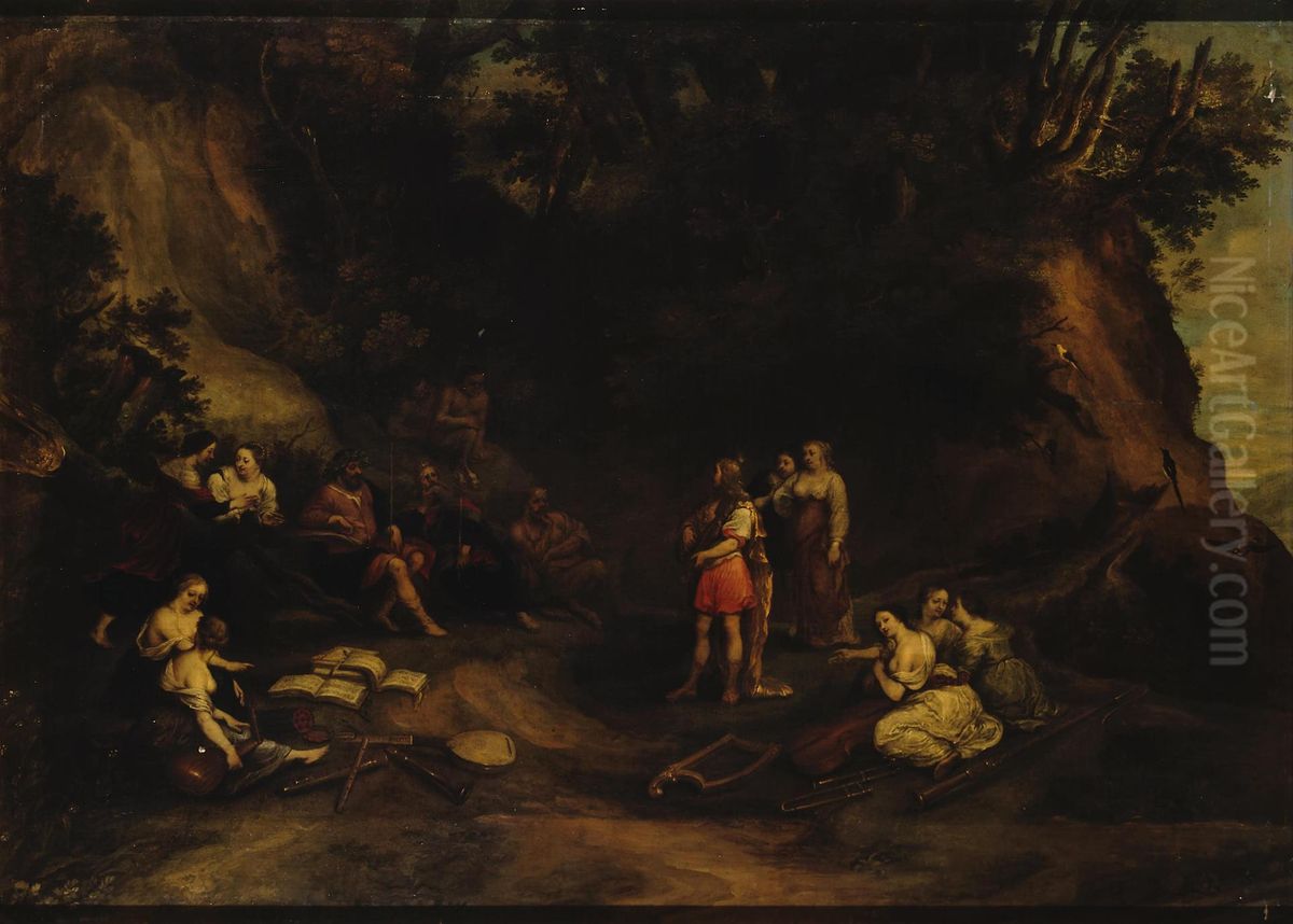 Midas' Judgement Oil Painting by Hendrick van Balen the Elder