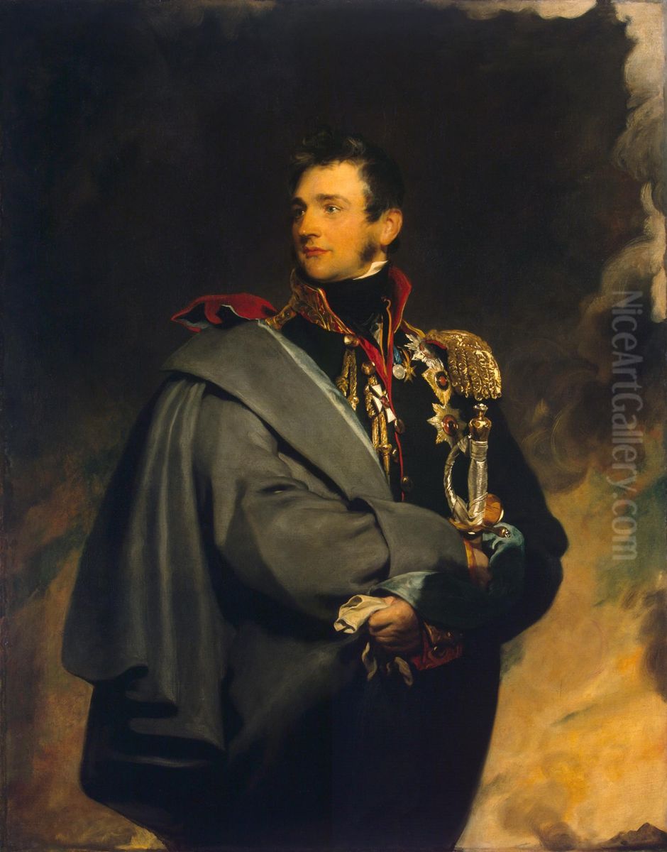 Portrait of Count Mikhail S. Vorontsov (1782-1856) Oil Painting by Thomas Lawrence