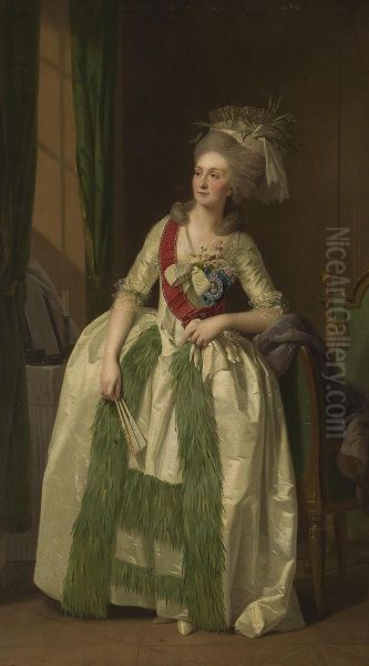 Portrait of N.V. Saltykova Oil Painting by Johann Heinrich Wilhelm Tischbein I