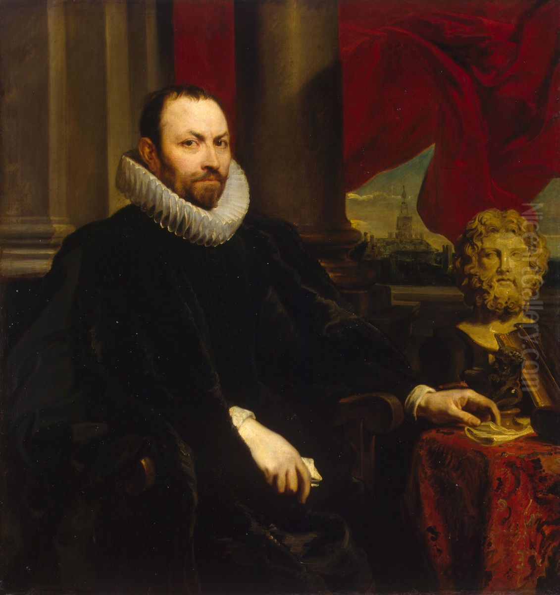 Nicolaes Rockox (1560-1640) Oil Painting by Sir Anthony Van Dyck