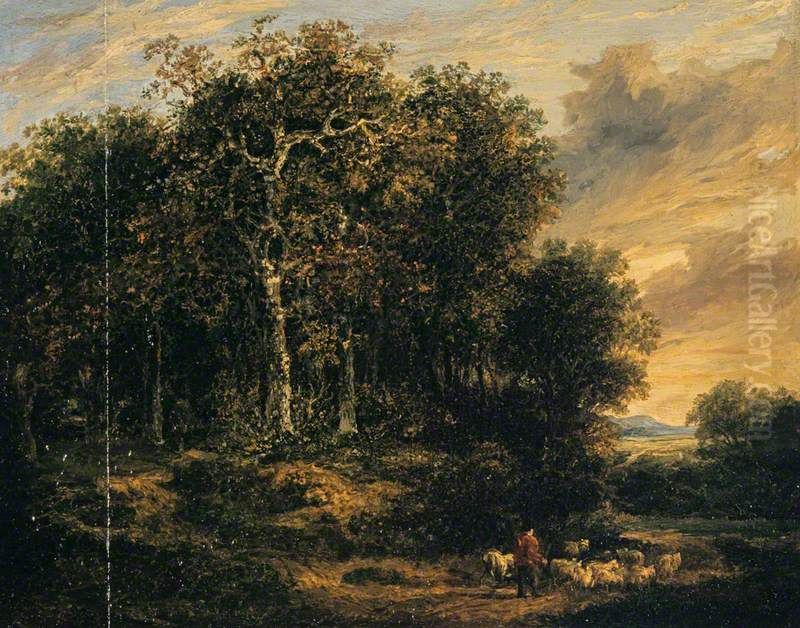 Gowbarrow Park Oil Painting by James Stark