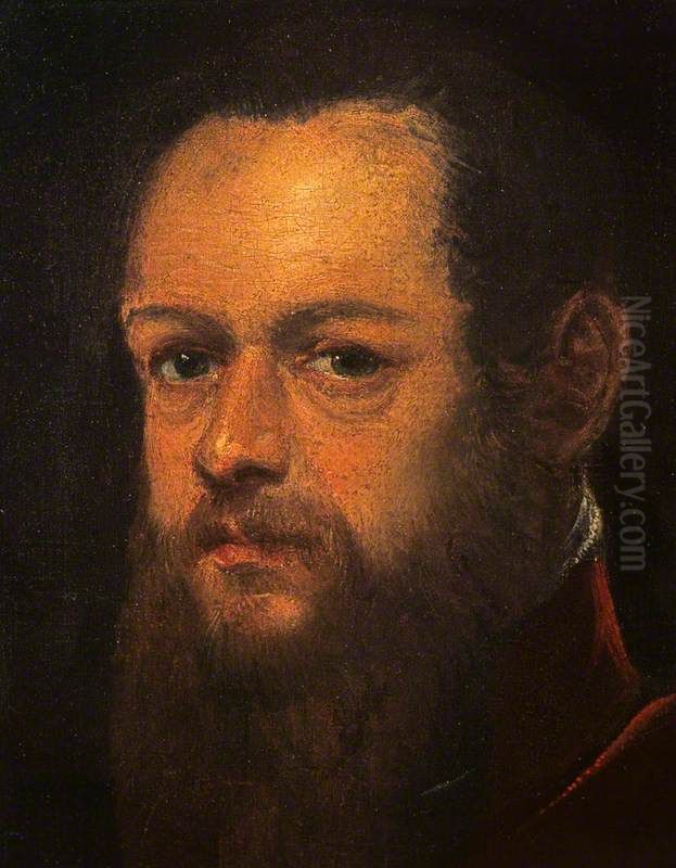 Portrait of a Bearded Man Oil Painting by Jacopo Tintoretto