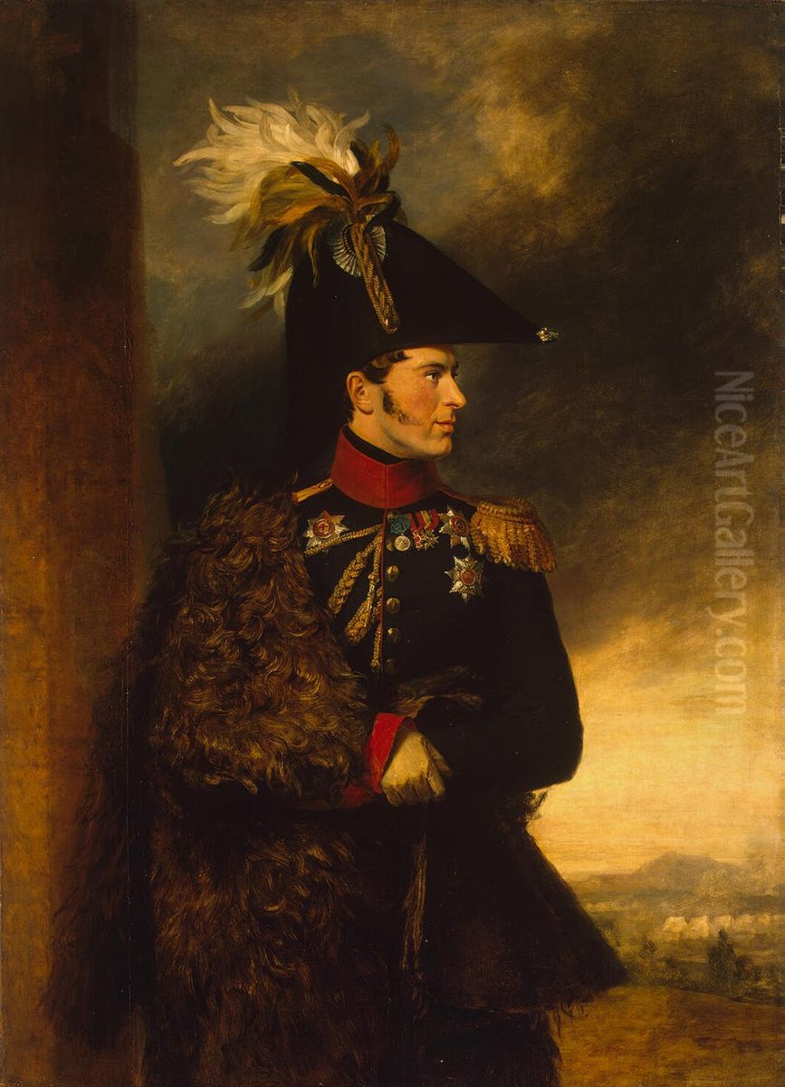 Portrait of Alexander S. Menshikov (1787-1869) Oil Painting by George Dawe