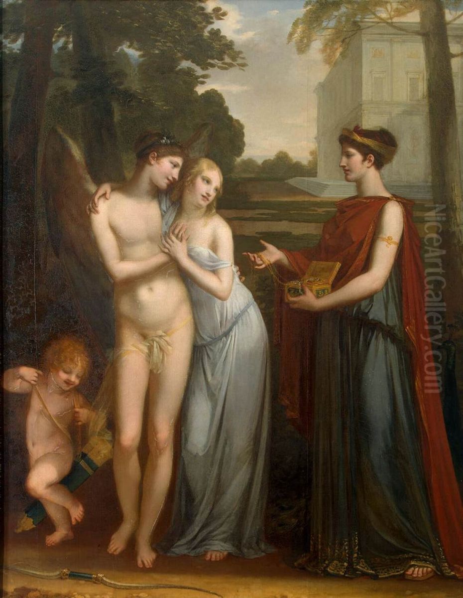 Innocence Preferring Love to Wealth Oil Painting by Constance Mayer