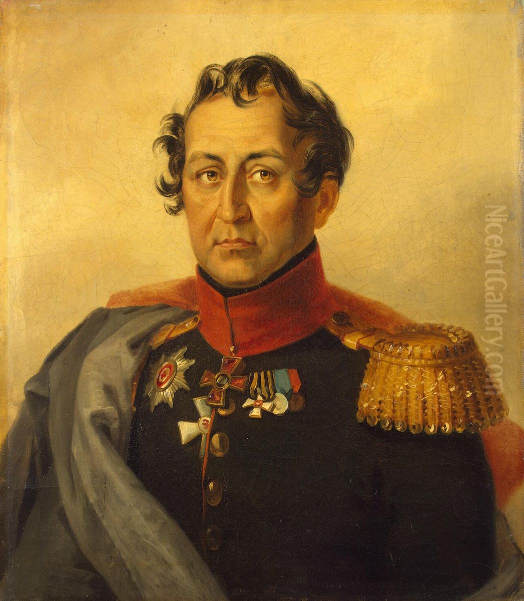 Portrait of Alexander I. Talyzin (1777-1849) (2nd) Oil Painting by George Dawe