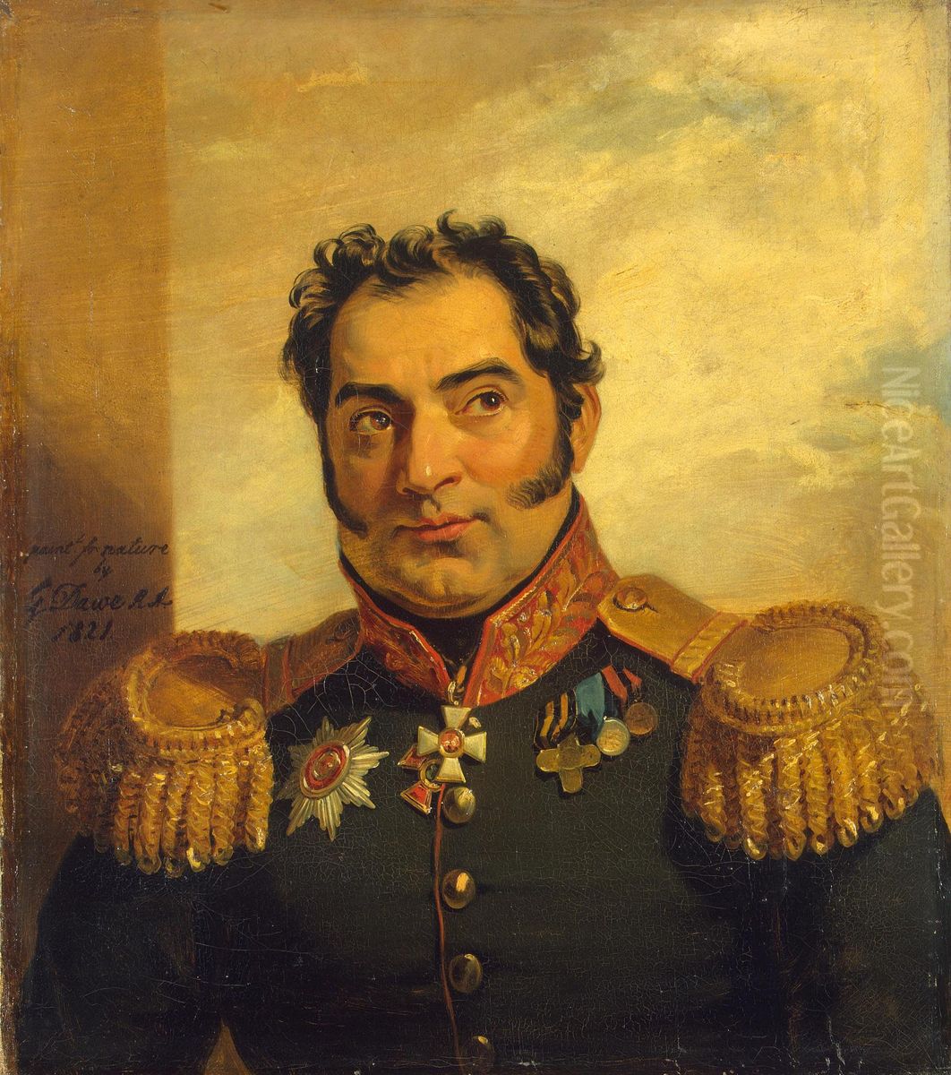 Portrait of Nikolai V. Vuich (1765-1836) Oil Painting by George Dawe