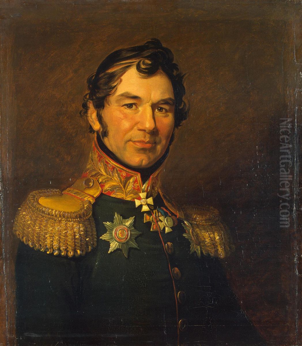 Portrait of Maxim F. Stavitsky (1778-1841) Oil Painting by George Dawe