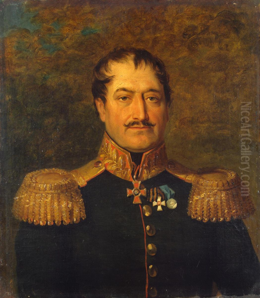 Portrait of Ivan S. Zhevakhov (1765-1837) Oil Painting by George Dawe