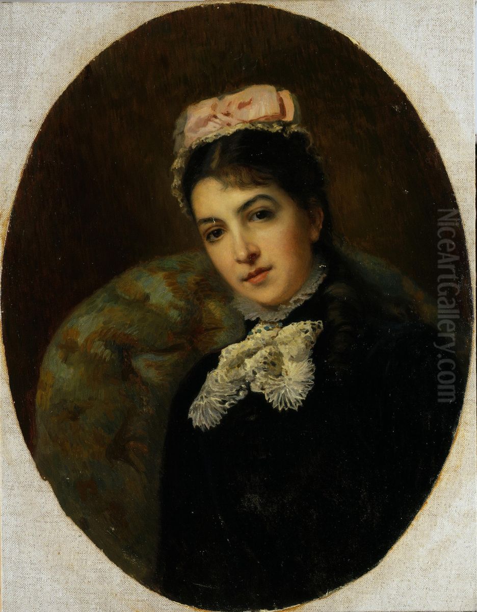 Portrait of M.G. Savina Oil Painting by Konstantin Makovsky Portrait of M.G. Savina Oil Painting by Konstantin Makovsky