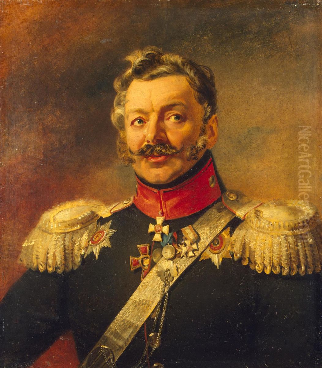 Portrait of Pavel P. Pahlen (1775-1834) (2nd) Oil Painting by George Dawe