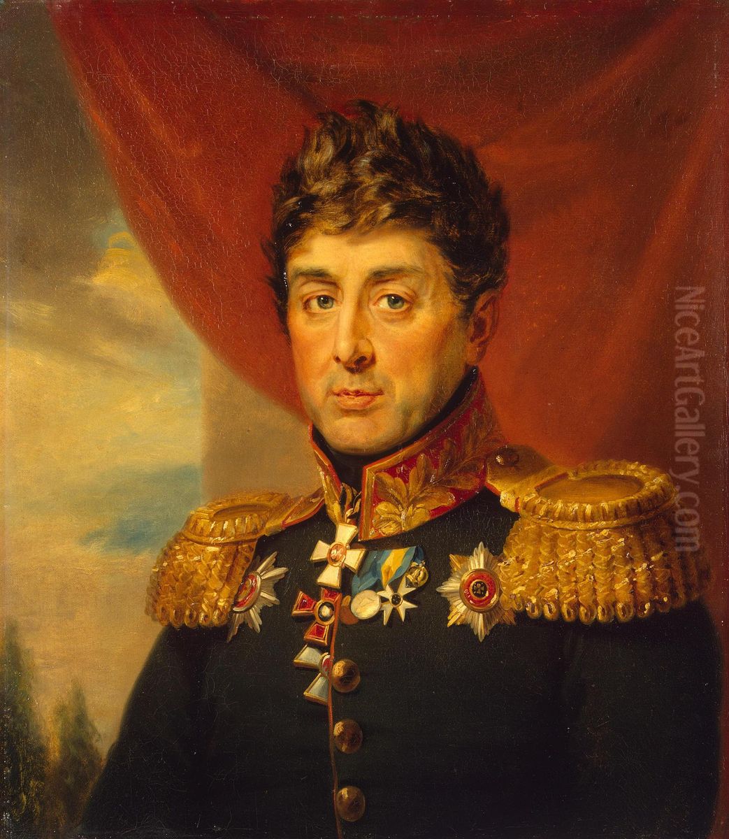 Portrait of Yevstafy Ye. Udom (1760-1836) (2nd) Oil Painting by George Dawe