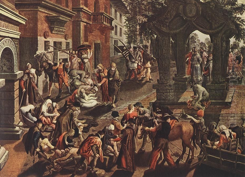 Apostles Peter and John Oil Painting by Pieter Aertsen