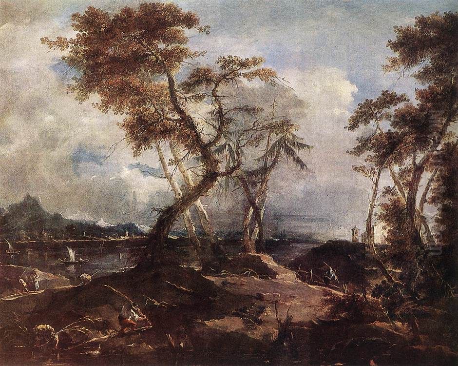 Landscape Oil Painting by Francesco Guardi