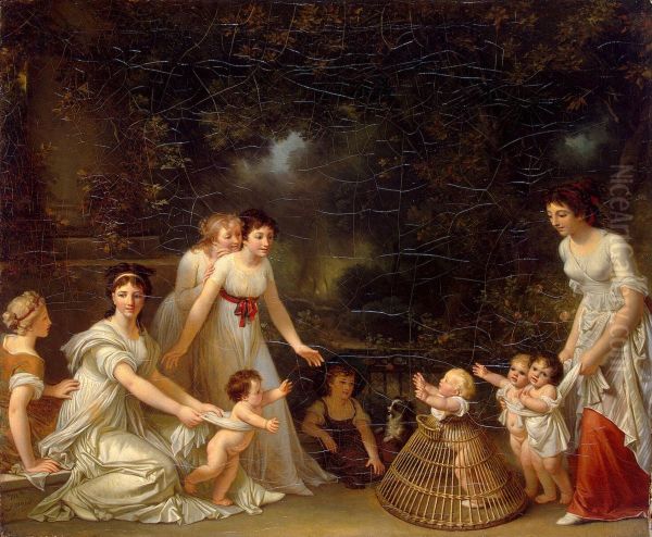 First Steps Oil Painting by Marguerite Gerard