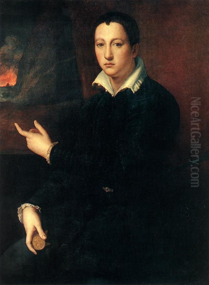 Portrait of Cosimo I de'Medici Oil Painting by Bronzino