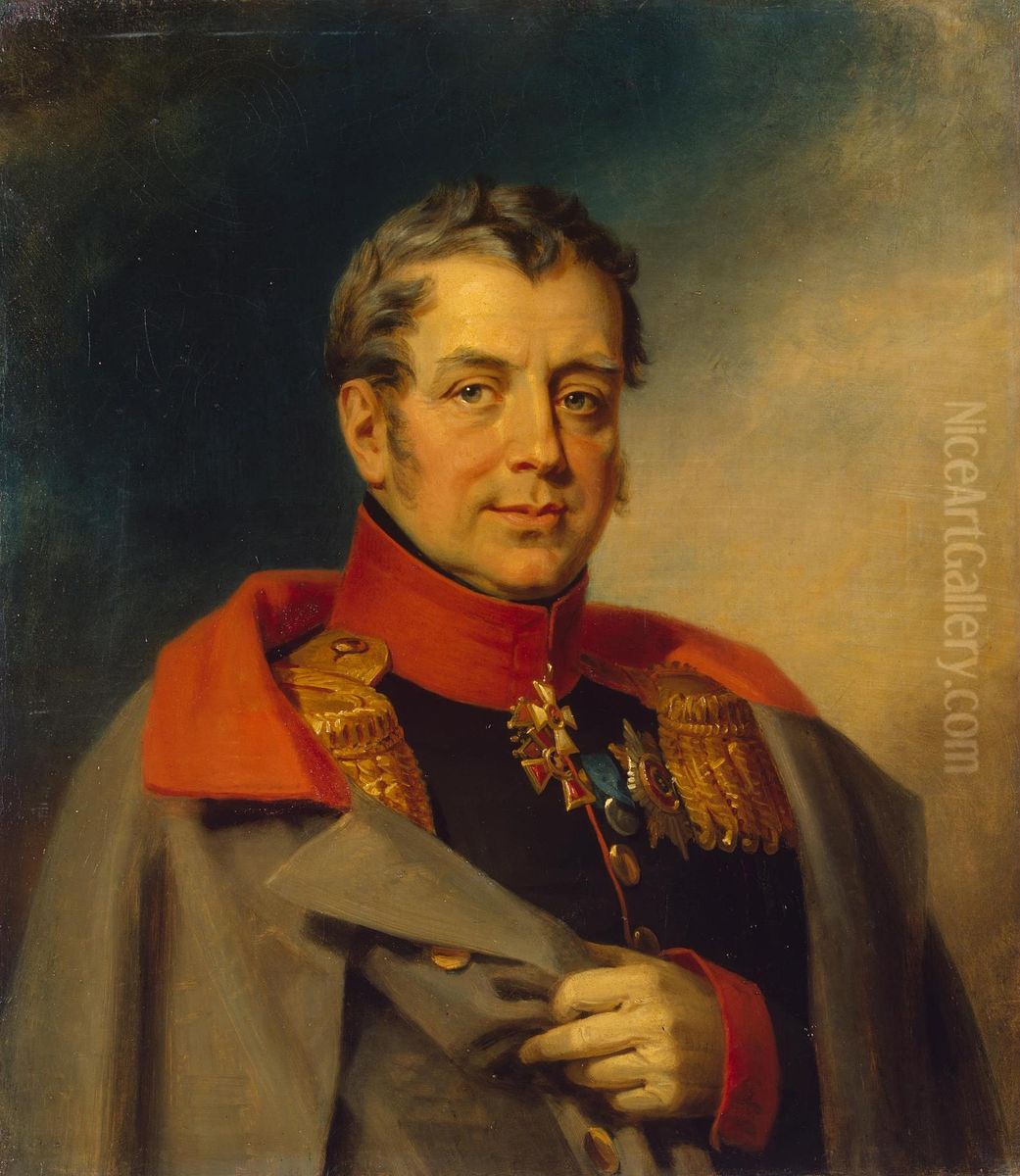 Balk Michail Dmitrievich (1764-1818) russian general Oil Painting by George Dawe
