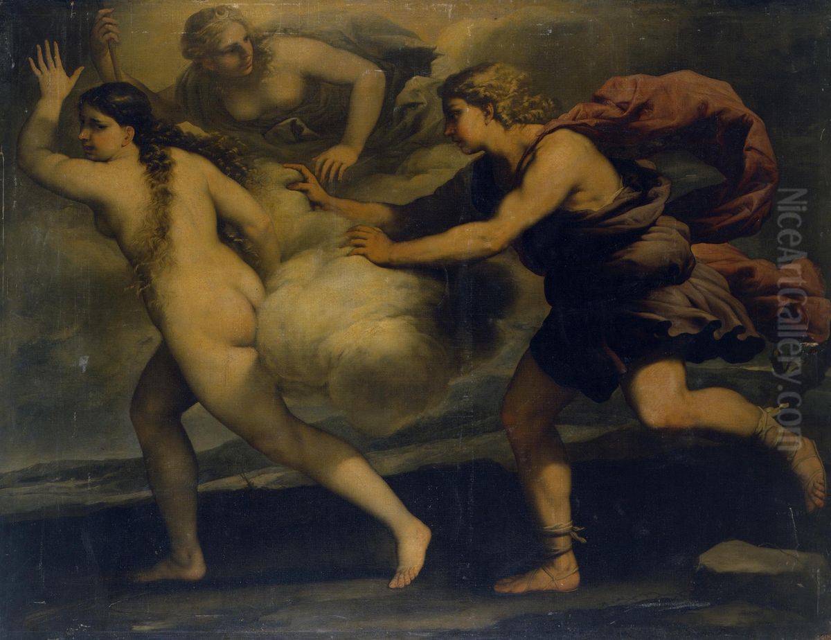 Alpheus and Arethusa Oil Painting by Luca Giordano
