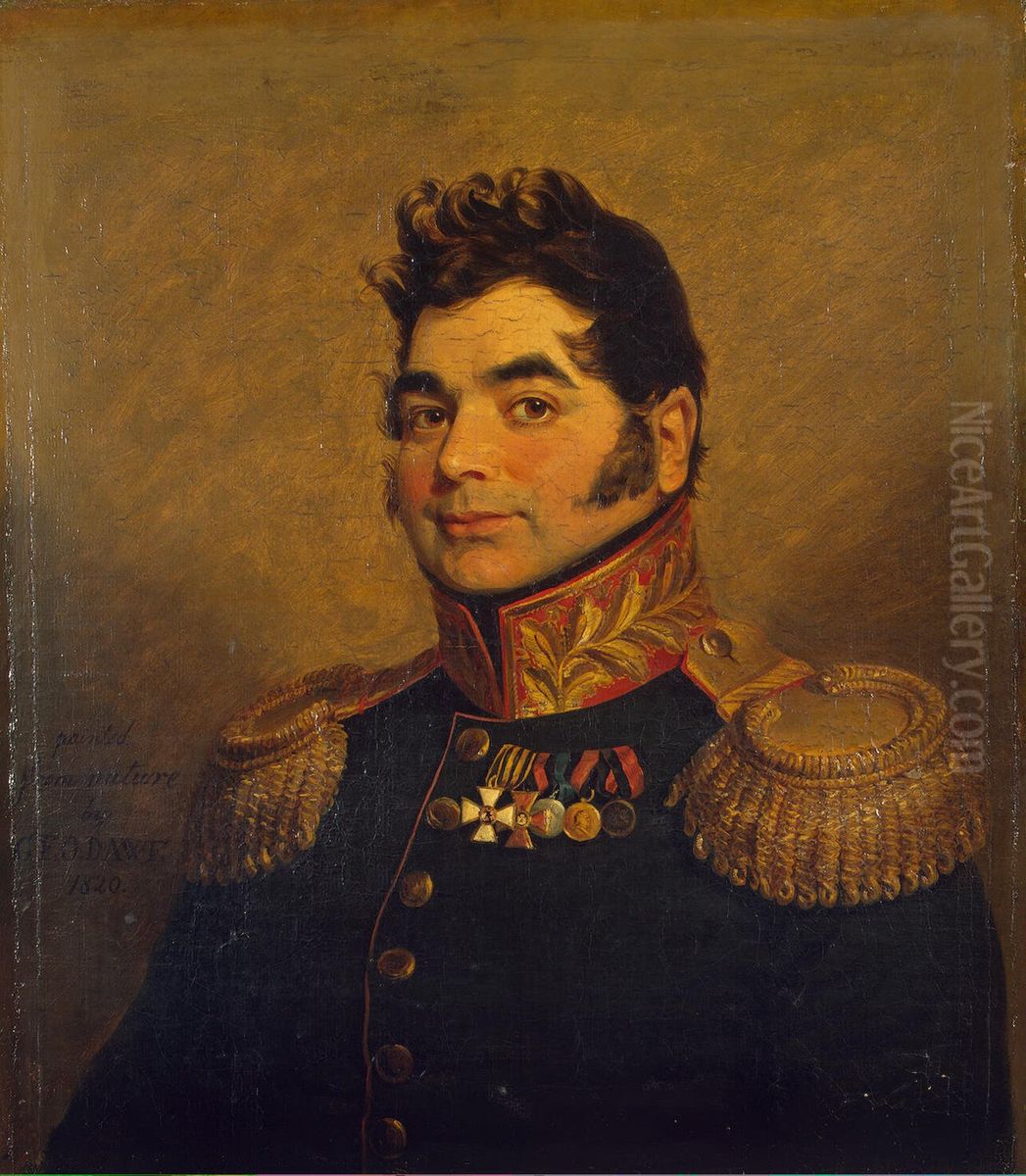 Portrait of Dmitry M. Mordvinov (1773-1848) Oil Painting by George Dawe