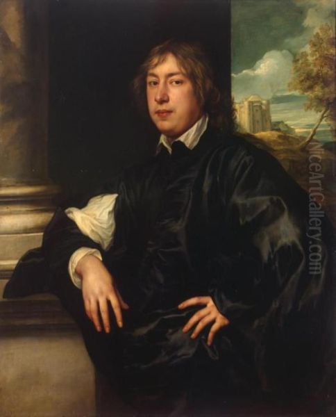 Portrait of Everhard Jabach (1610-1695) Oil Painting by Sir Anthony Van Dyck