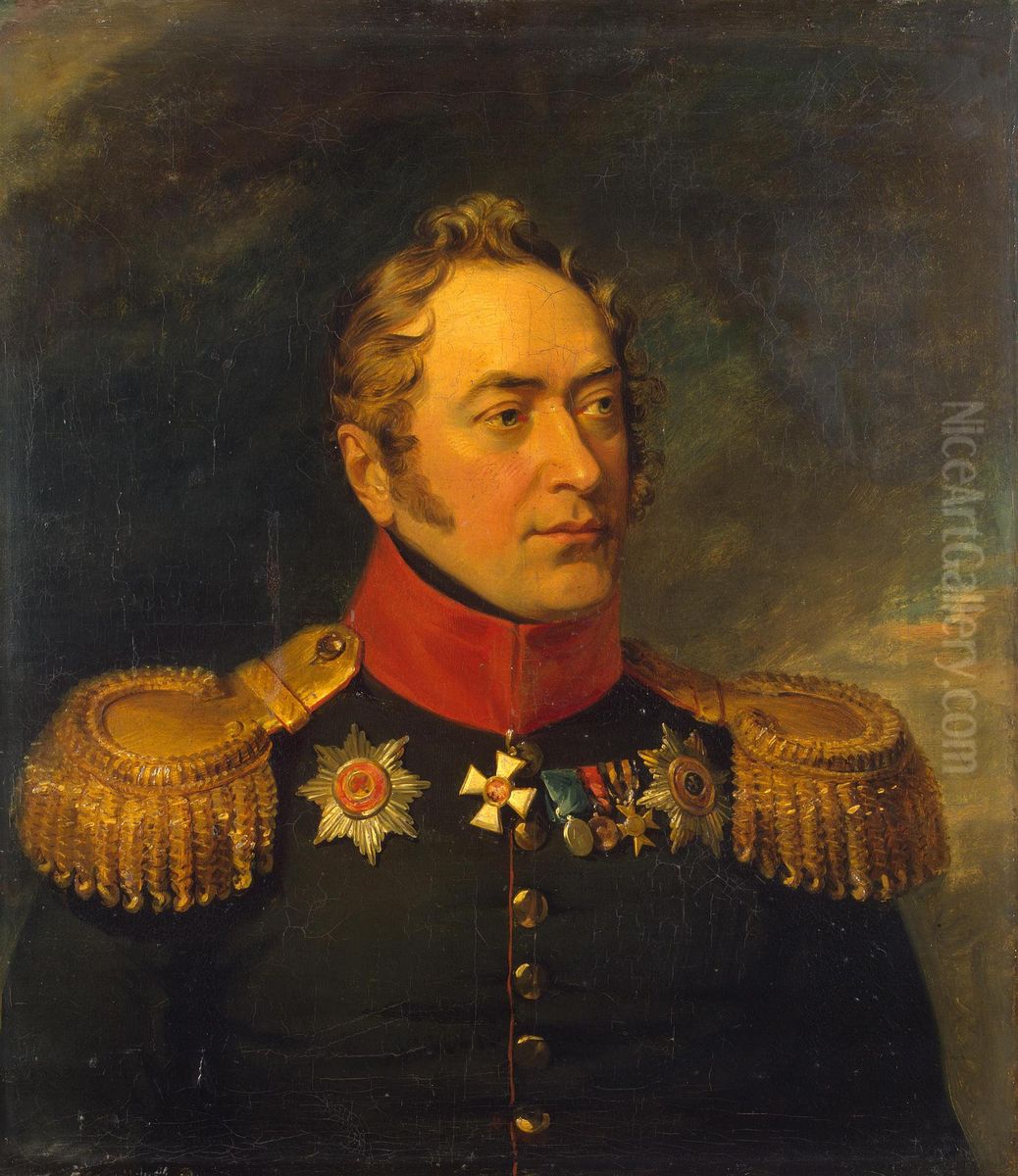 Portrait of Nikolai N. Khovansky (1777-1837) Oil Painting by George Dawe