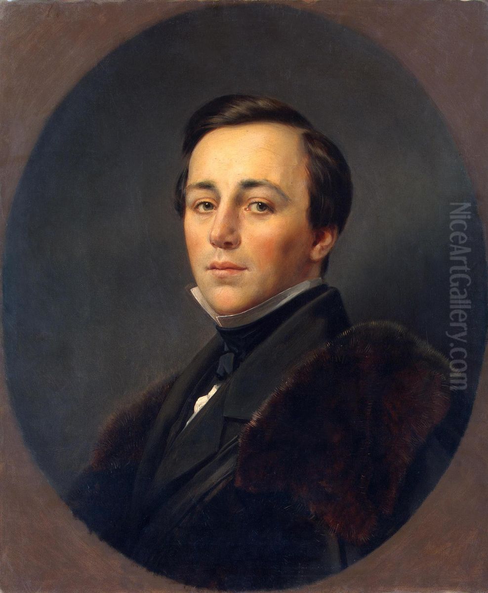 Portrait of Alexei Bobrinsky Oil Painting by Franz Kruger