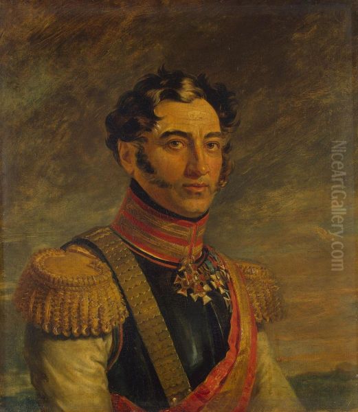 The Portrait ofArsenyev, Mikhail Andreyevich(1779-1838) Oil Painting by George Dawe