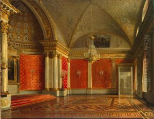 View of the Peter's (Small Throne) Room in the Winter Palace