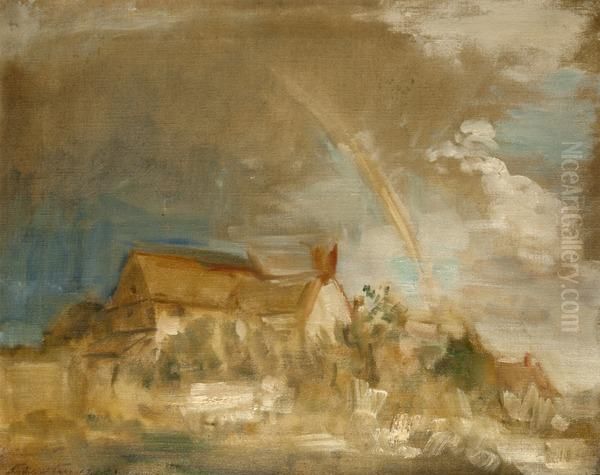 Long Crendon Oil Painting by Philip Wilson Steer