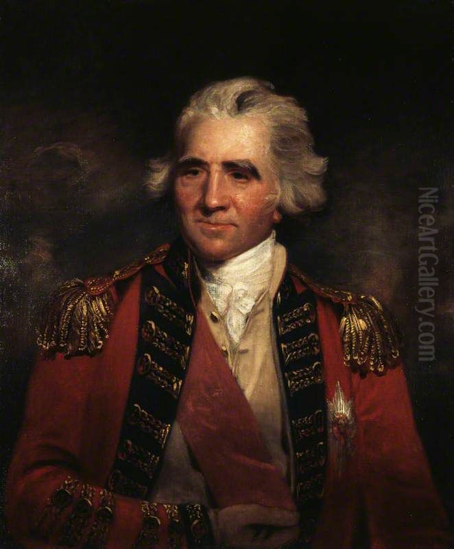 Sir Ralph Abercromby, 1734 - 1801. General Oil Painting by John Hoppner