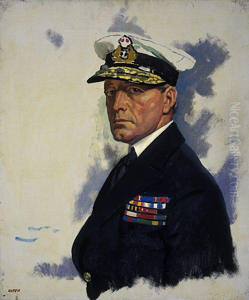 David Beatty, 1st Earl Beatty (1871-1936) Oil Painting by William Orpen
