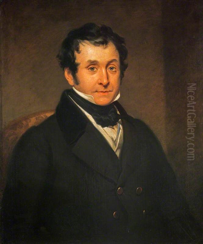 Thomas Campbell, 1777 - 1844. Poet and critic Oil Painting by Room, Henry