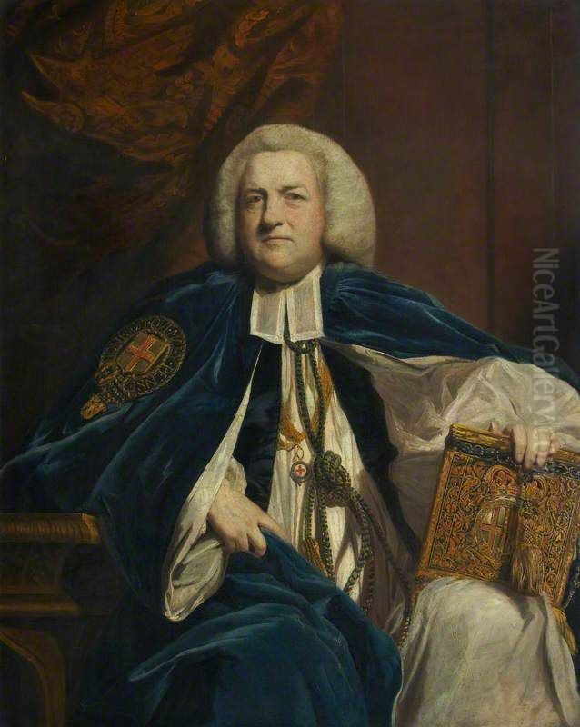 Robert Hay Drummond, 1711 - 1776. Archbishop of York Oil Painting by Of Sir Joshua Reynolds