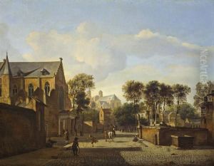 A View in Cologne with the Karthausekirche and St. Panthaleon